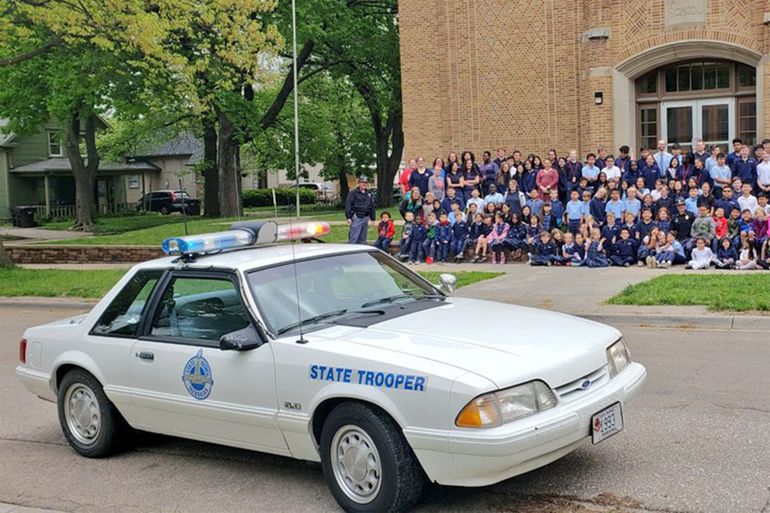 Nebraska State Patrol 1993 Ford Mustang Still In Service - Code 3 Garage