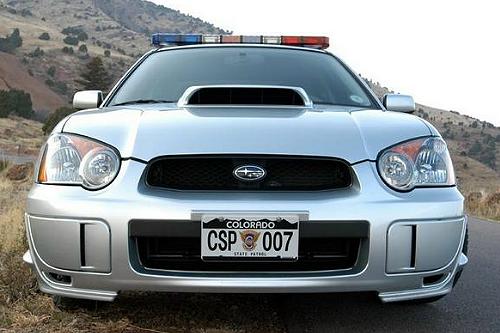 The Colorado State Patrol Subaru STi