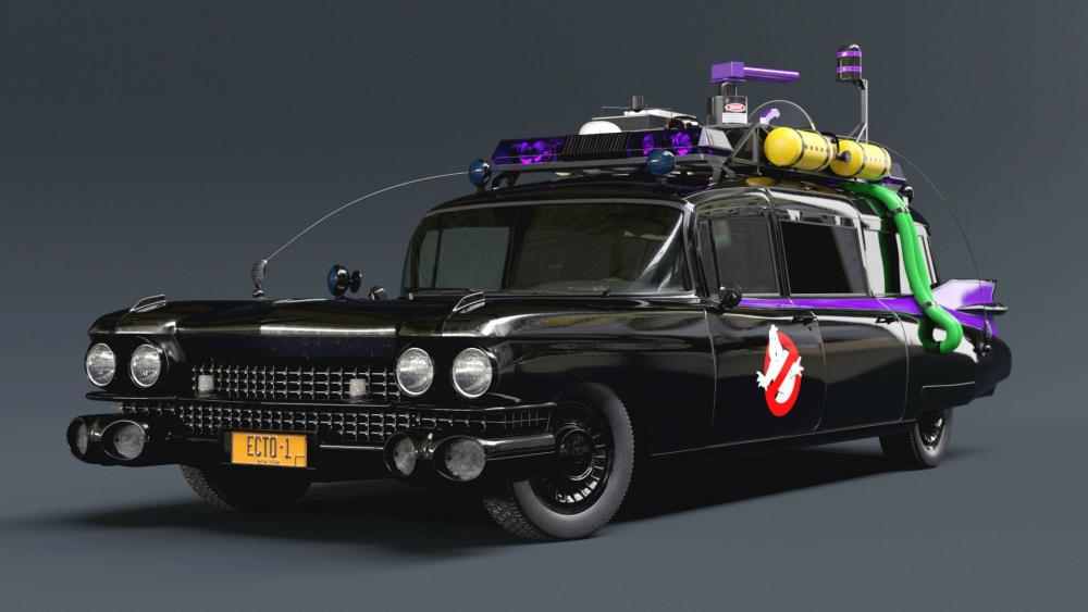 ghostbusters ecto 1 model car