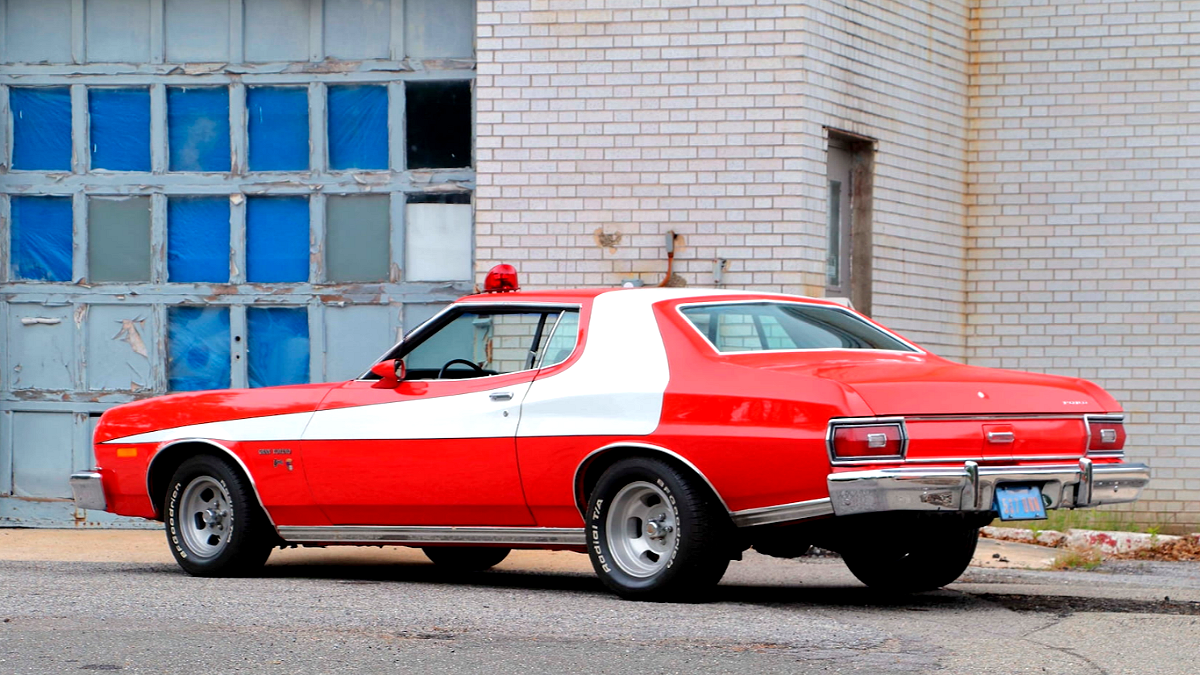 72 Ford Gran Torino, Starsky and Hutch graphics. The act…
