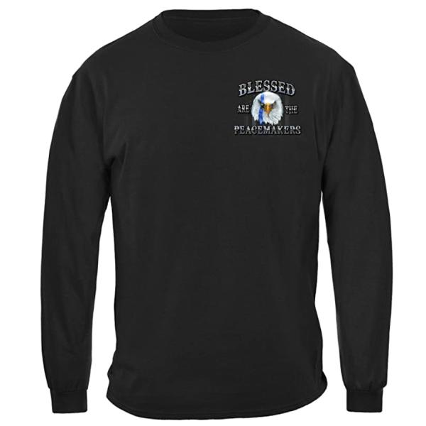 Blessed Are The Peacemakers Eagle Longsleeve T-Shirt - Code 3 Garage