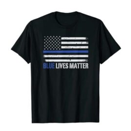 Blue Lives Matter Flag T-Shirt
