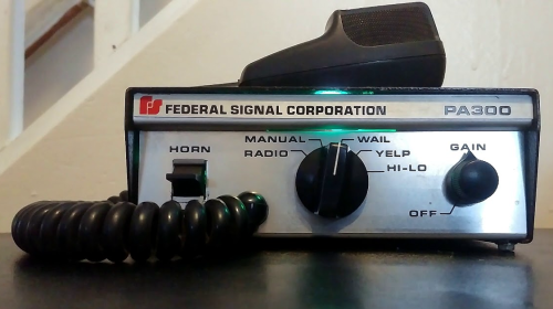 Federal Signal PA300 Siren - Code 3 Garage