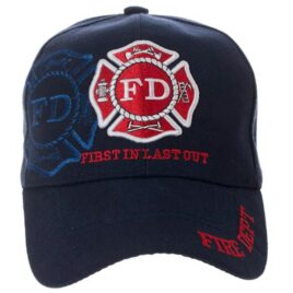 Fire Dept First In Last Out Ball Cap