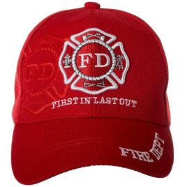 Fire Dept First In Last Out Ball Cap