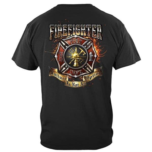 Firefighter - Failure Is Not An Option T-Shirt - Code 3 Garage