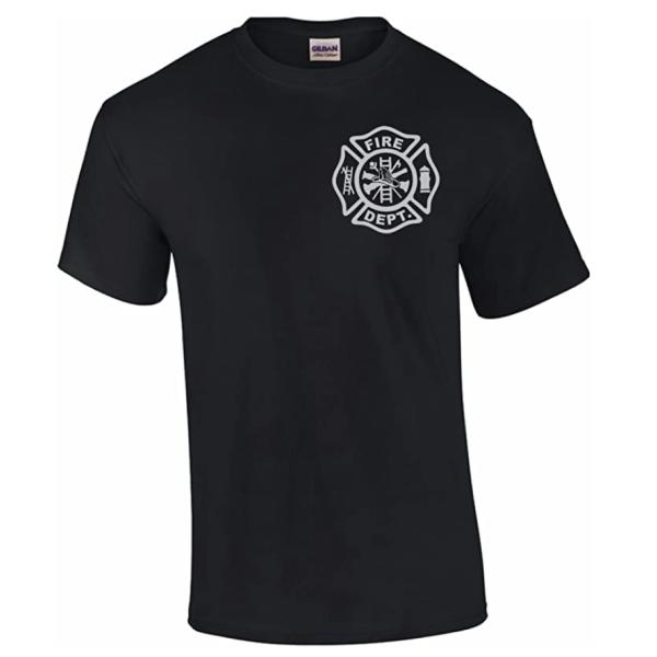 Firefighter Thin Red Line Axe T-Shirt - Code 3 Garage