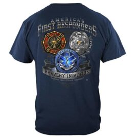 First Responders Bravery In Action T-Shirt