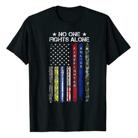 no_one_fights_lone_flag_t-shirt