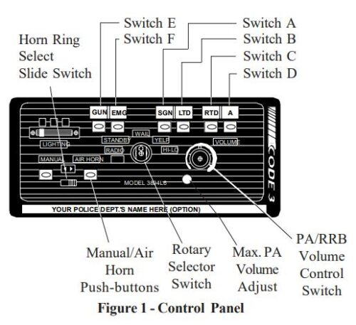 Code 3 MasterCom Siren - Code 3 Garage