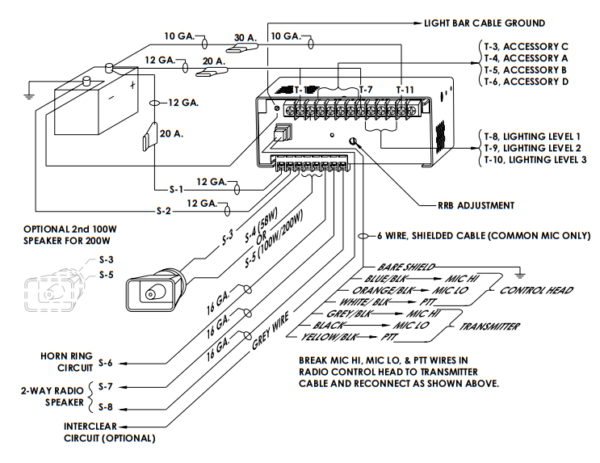 Code 3 V-Con Siren - Code 3 Garage