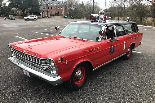 1966 Ford Country Sedan Wagon Fire Chief Car