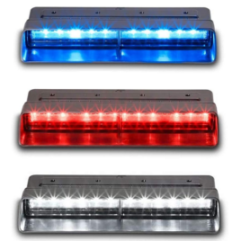 Federal Signal XStream Tri Color LED Dash Light Blue/Red/White